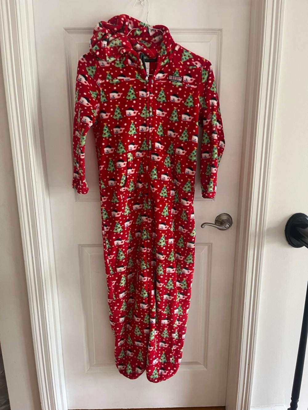 Vineyard Vines Red Holiday-Print Fleece